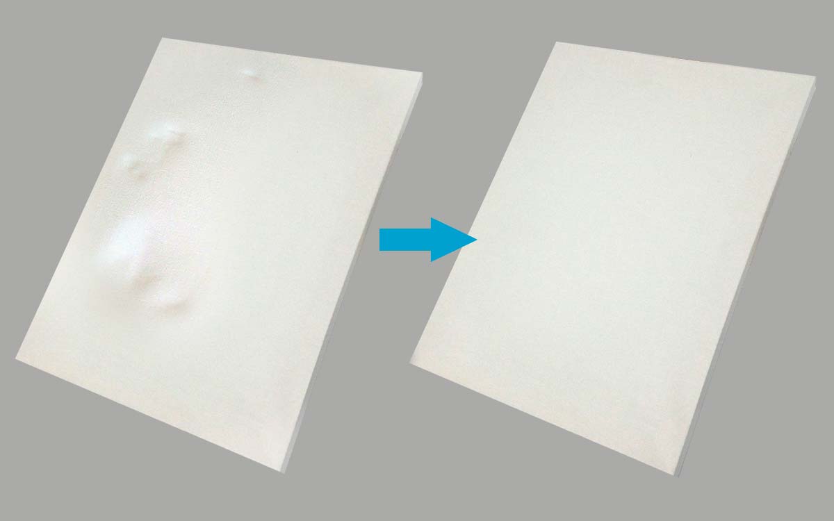 Remove Dents and Creases from Canvas