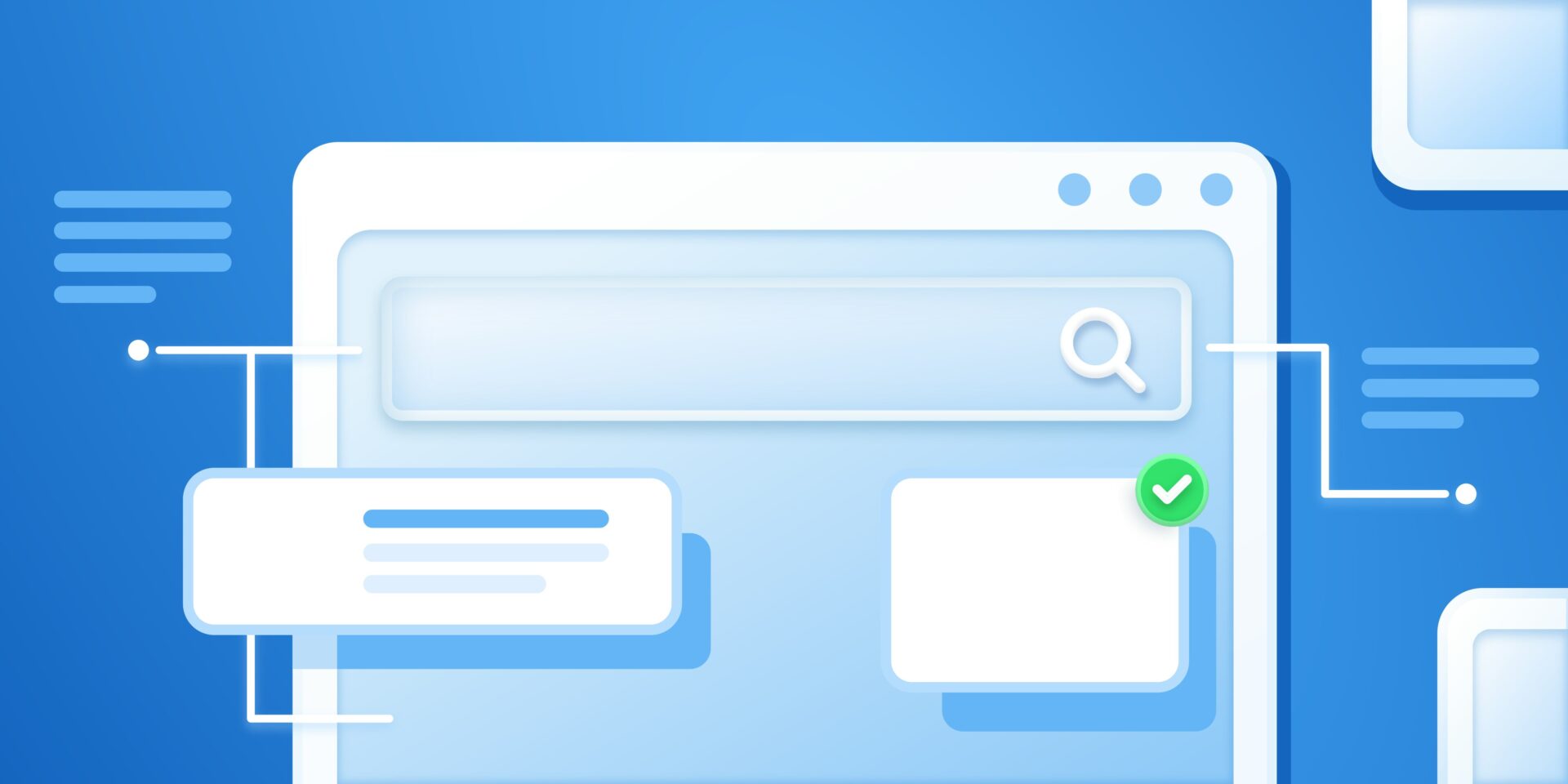 Illustration of an online store interface representing ecommerce website reviews and customer
